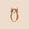 Meowl Enamel Pin