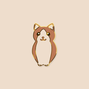 Meowl Enamel Pin
